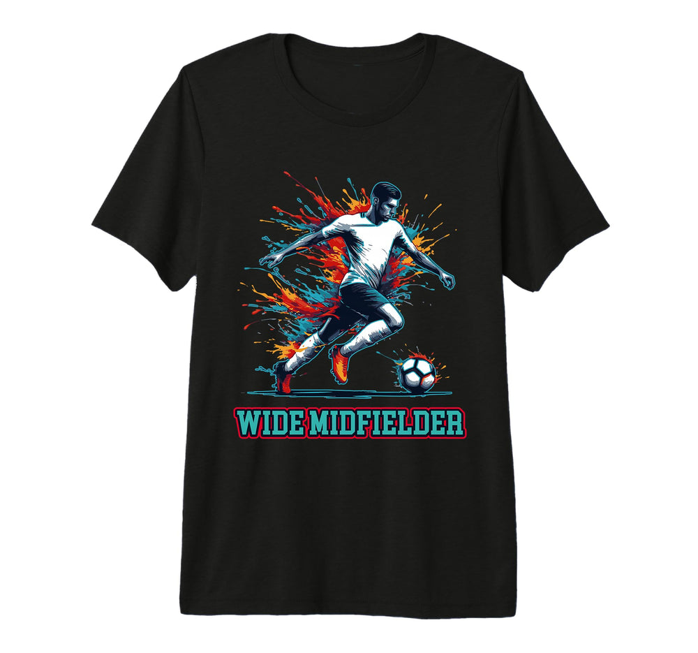 Soccer Wide Midfielder Fullback T-Shirt - Unique Graphic for Adults