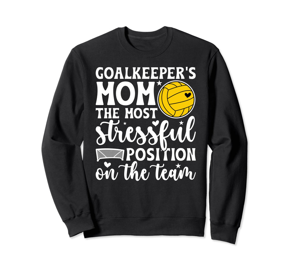 Funny Water Polo Goalkeeper Mom Sweatshirt - Aesthetic Graphic for Adults