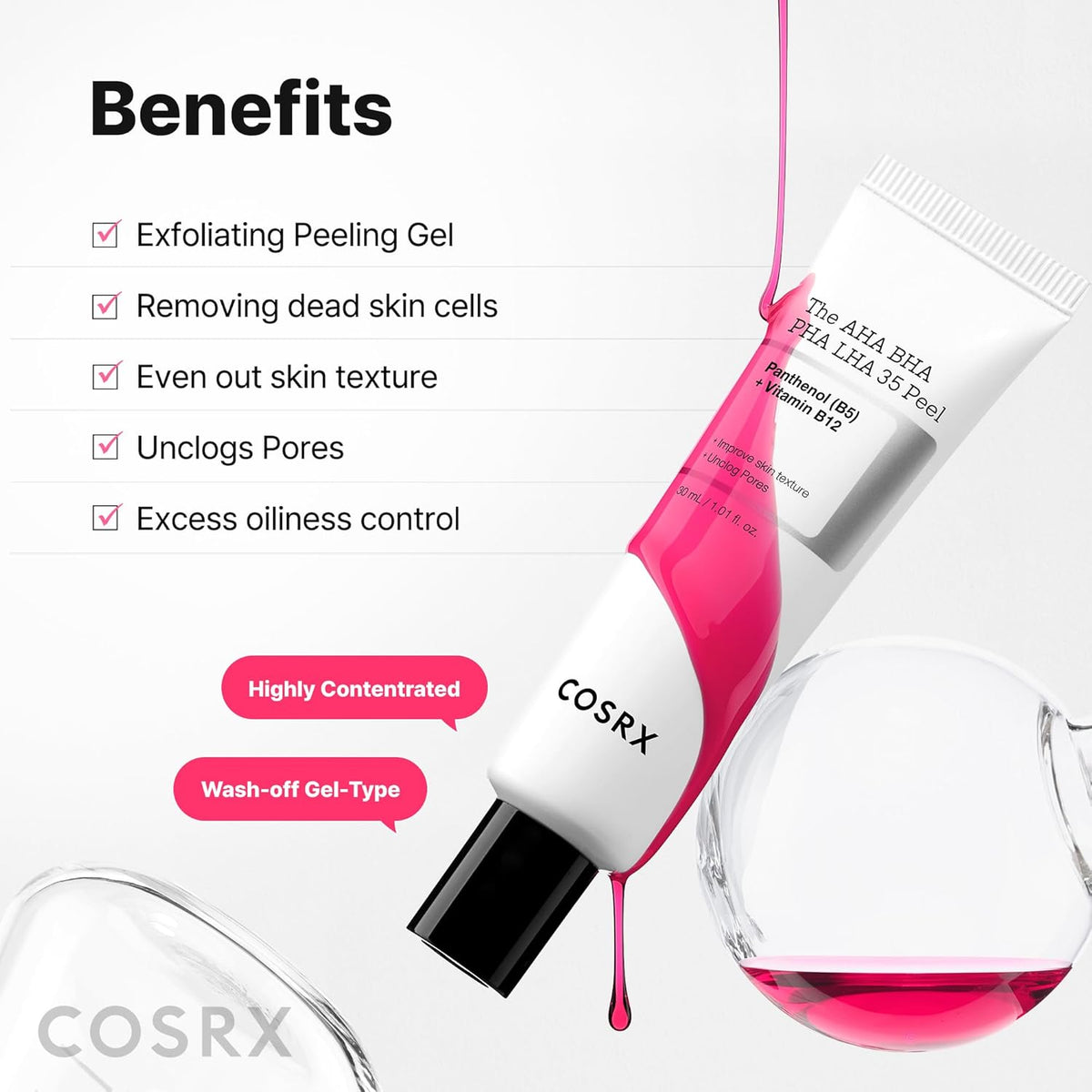 Cosrx The AHA BHA PHA LHA 35 Peel - Snipetell