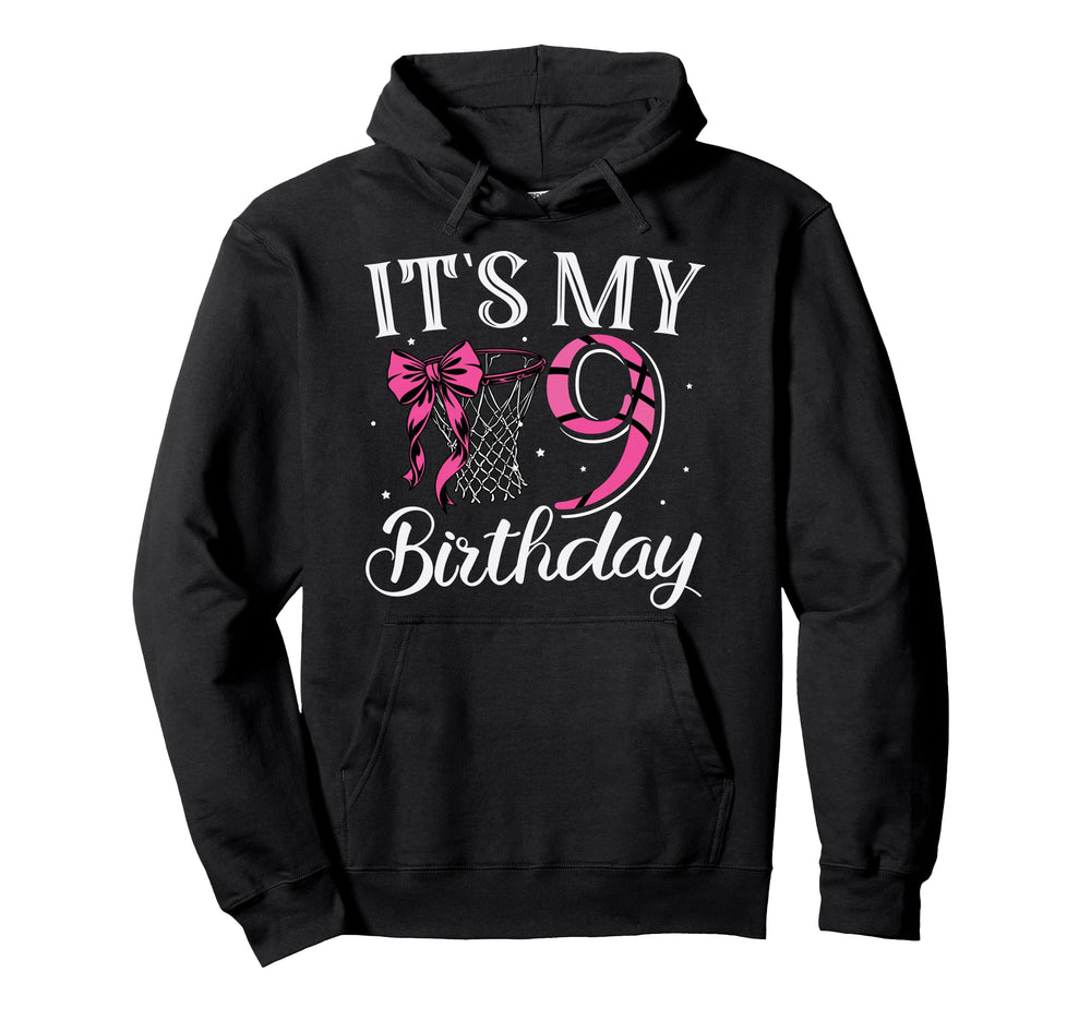 Its My Nine 9 Years Birthday Coquette Hoodie - Streetwear Style Men Women