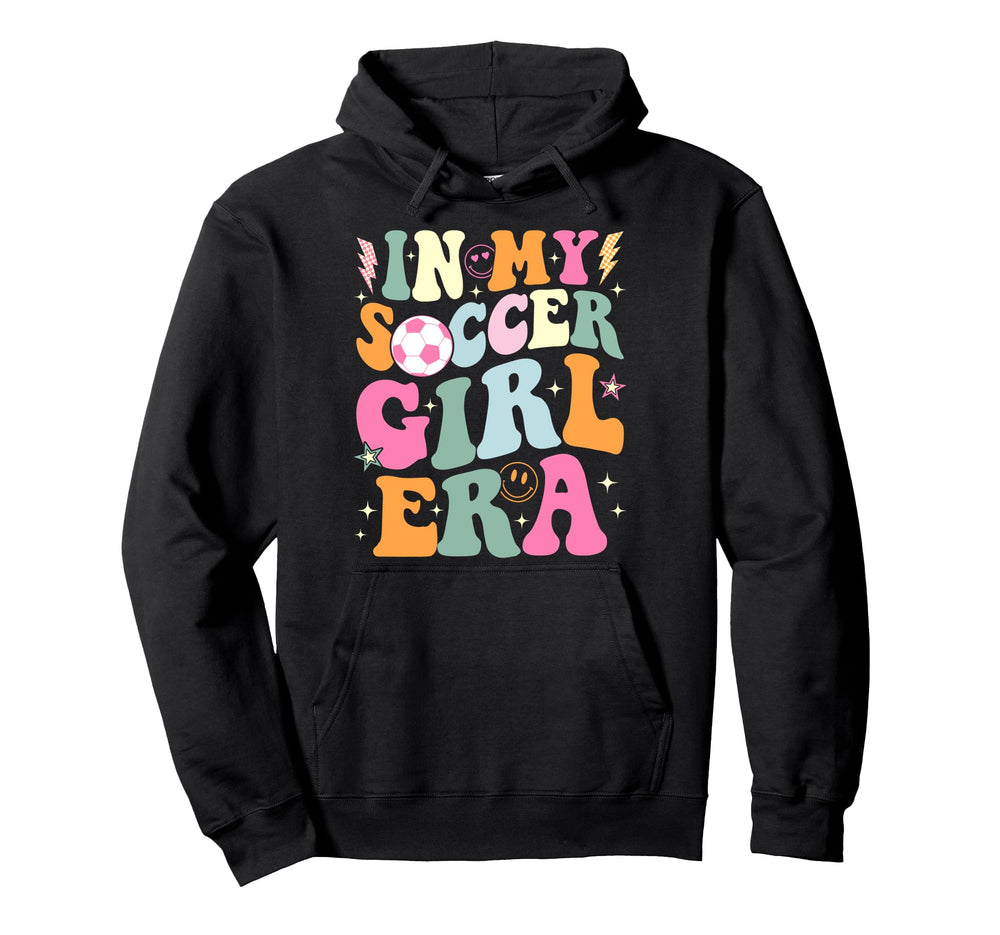 My Soccer Era Groovy Soccer Hoodie - Aesthetic Graphic for Adults