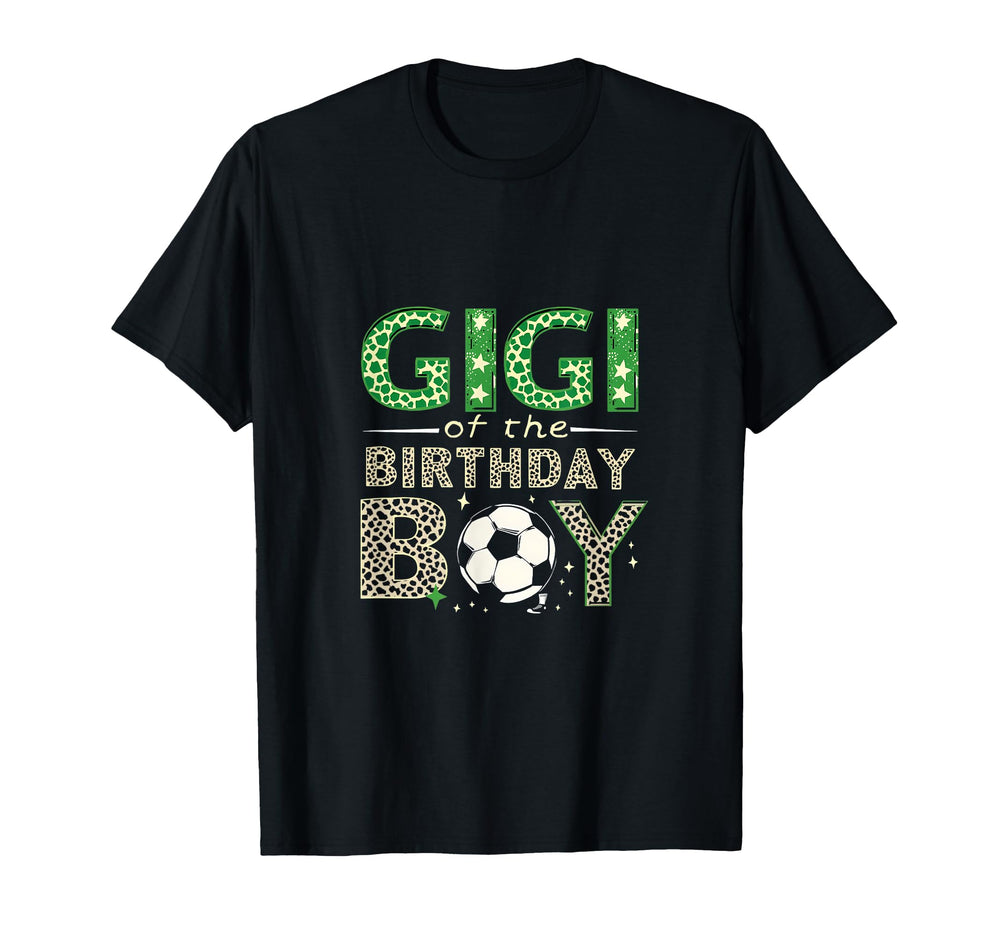 Gigi Birthday Soccer Theme T-Shirt - Aesthetic Graphic for Adults