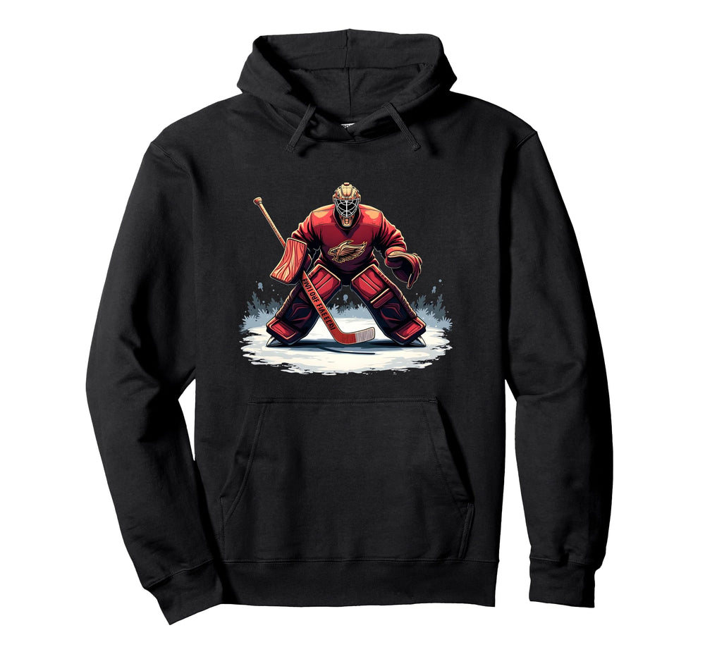 Ice Hockey Player Goalkeeper Ice Hoodie - Streetwear Style for Adults