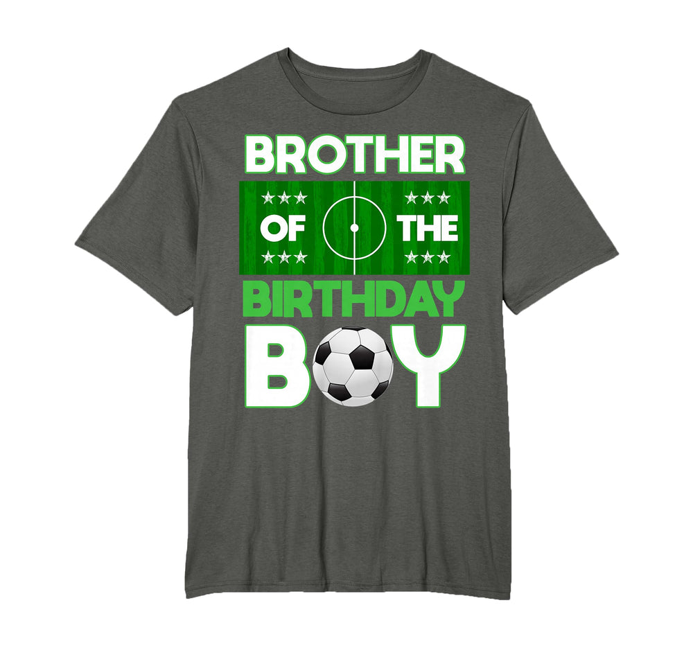 Brother Birthday Soccer B Day Matching T-Shirt - Trendy Graphic for Adults
