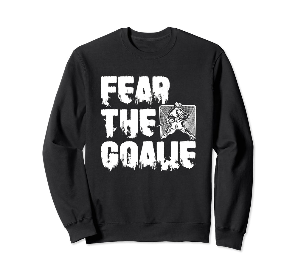 Lacrosse Goalkeeper Funny Lax Player Sweatshirt - Graphic Print Unisex