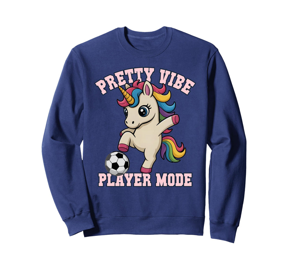 Pretty Vibe Unicorn Just Who Loves Sweatshirt - Streetwear Style Men Women