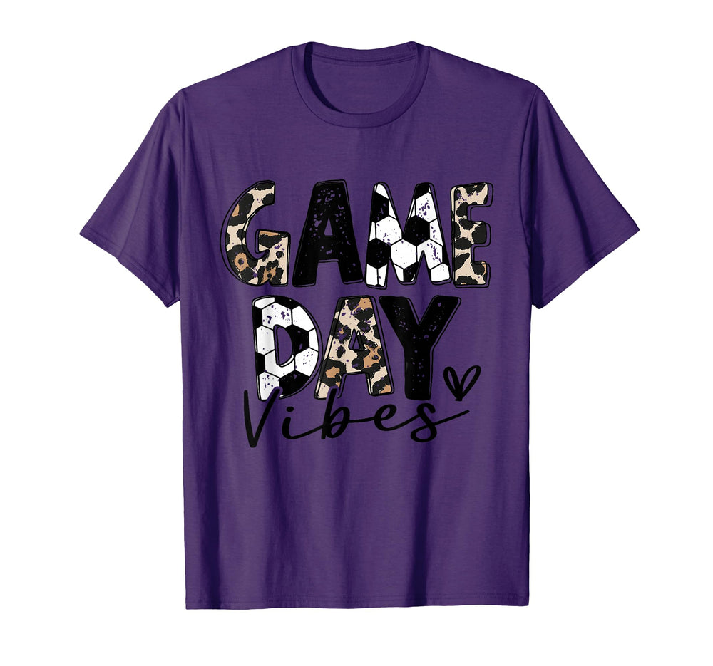 Soccer Game Day Vibes Mom Soccer Mama T-Shirt - Novelty Apparel Men Women