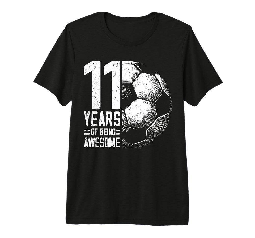 11Th Birthday Soccer Player Football T-Shirt - Trendy Graphic for Adults