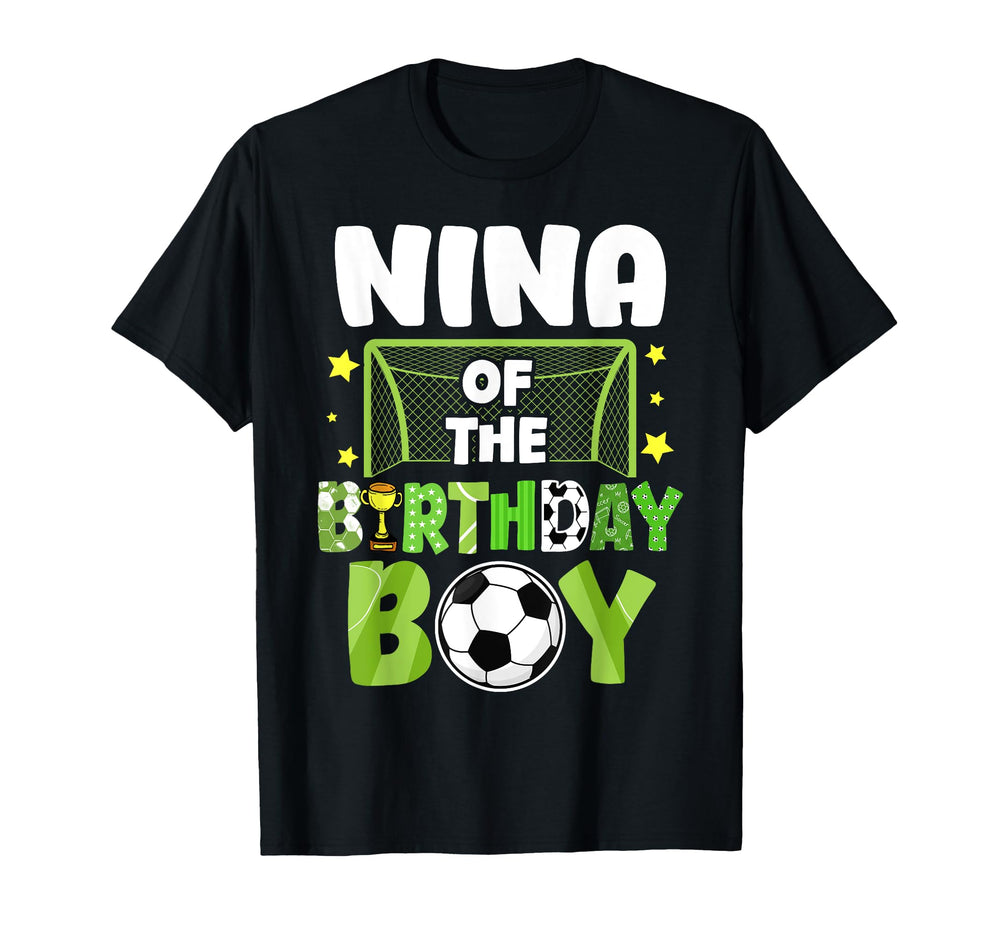 Soccer Nina Birthday Party Soccer T-Shirt - Novelty Apparel for Adults