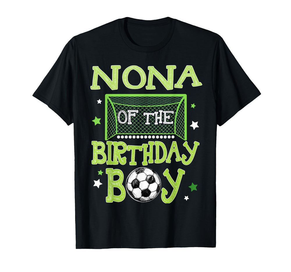 Nona Birthday Soccer Family Matching T-Shirt - Minimalist Print Unisex