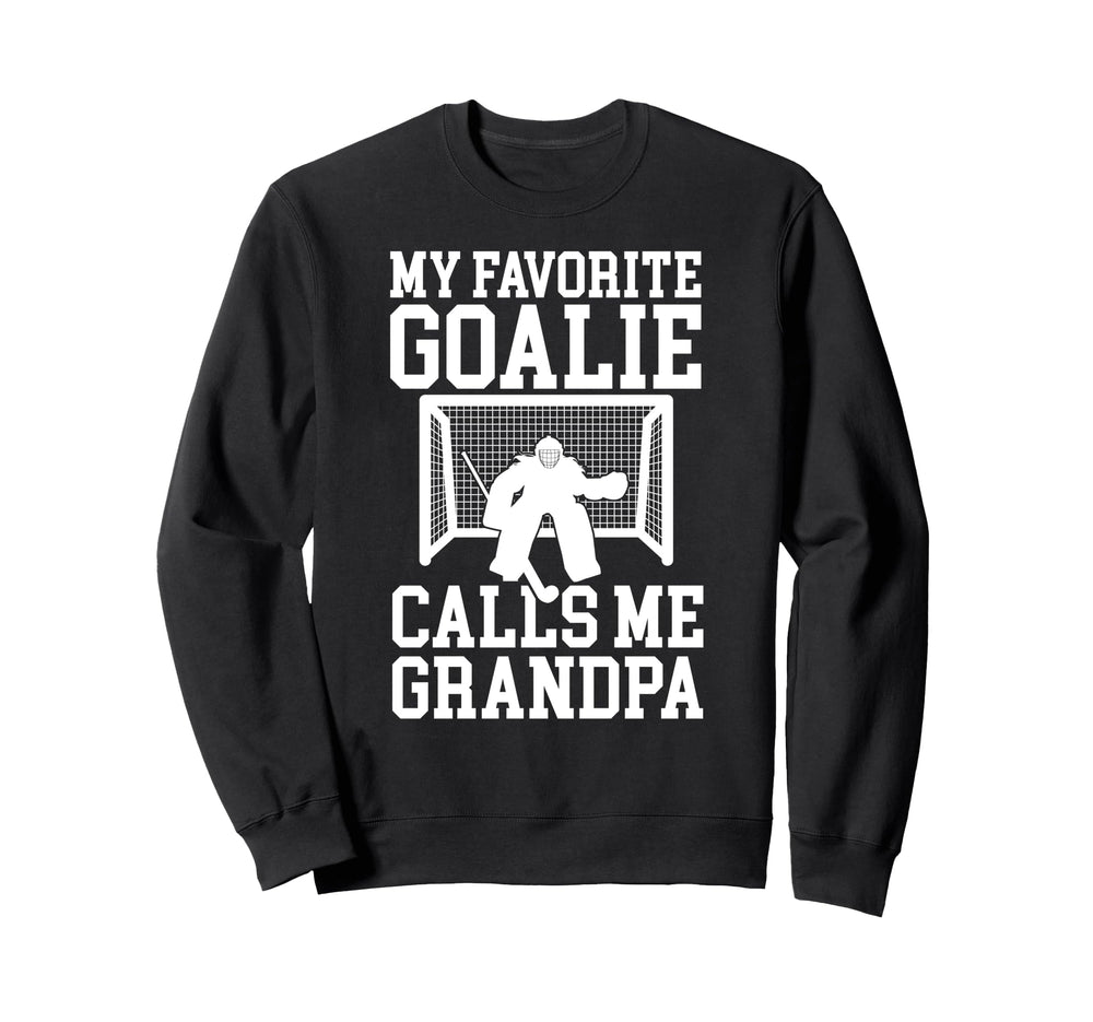 Field Hockey Goalie Grandpa Field Sweatshirt - Streetwear Style for Adults