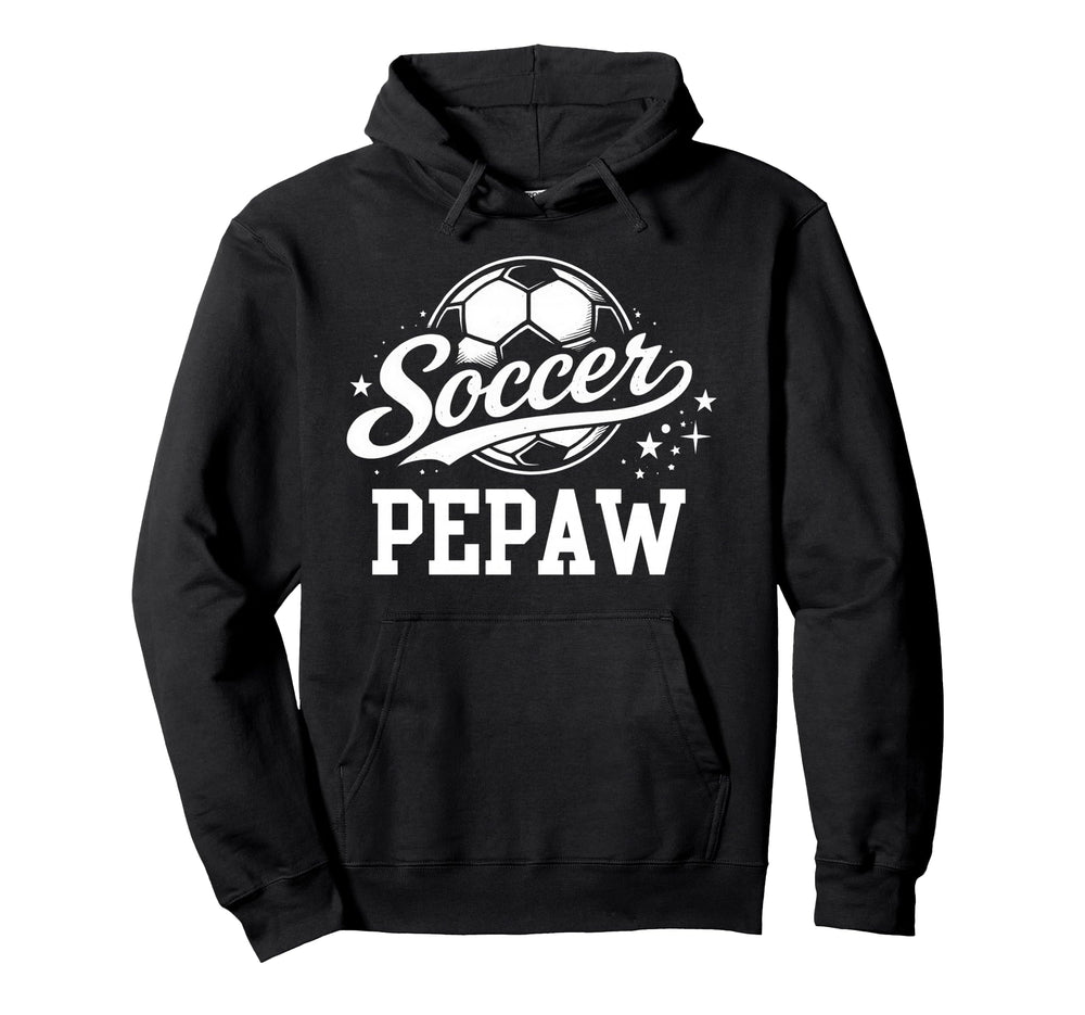 Soccer Pepaw Soccer Ball Hoodie - Graphic Print for Adults