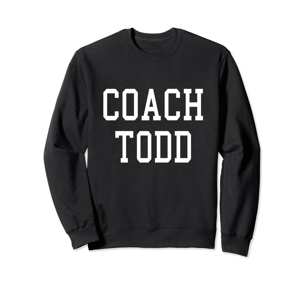 Coach Todd Custom Football Sweatshirt - Casual Everyday Wear for Adults