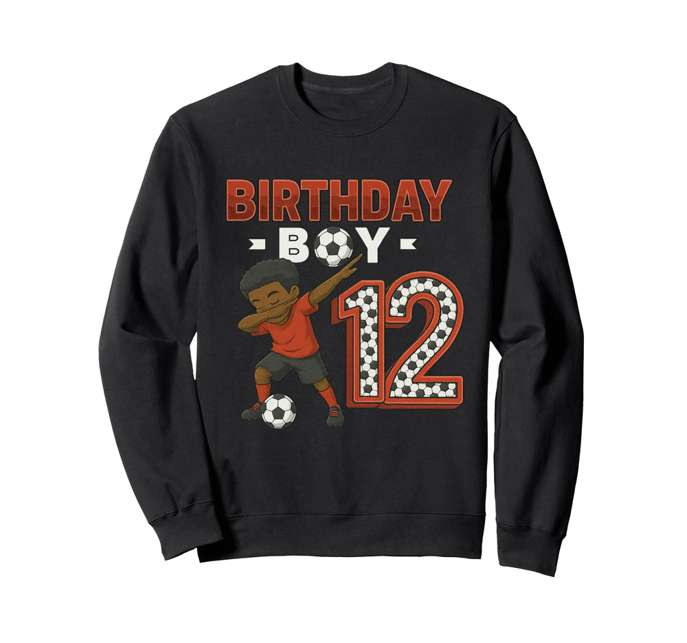 Dabbing 12 Year Old Soccer Player Sweatshirt - Streetwear Style Unisex