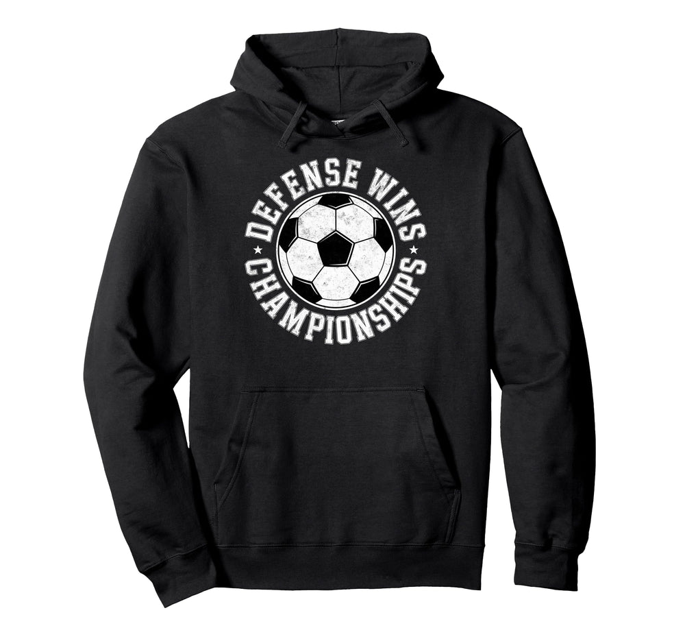 Soccer Defence Player Wins Hoodie - Custom Art Print for Adults