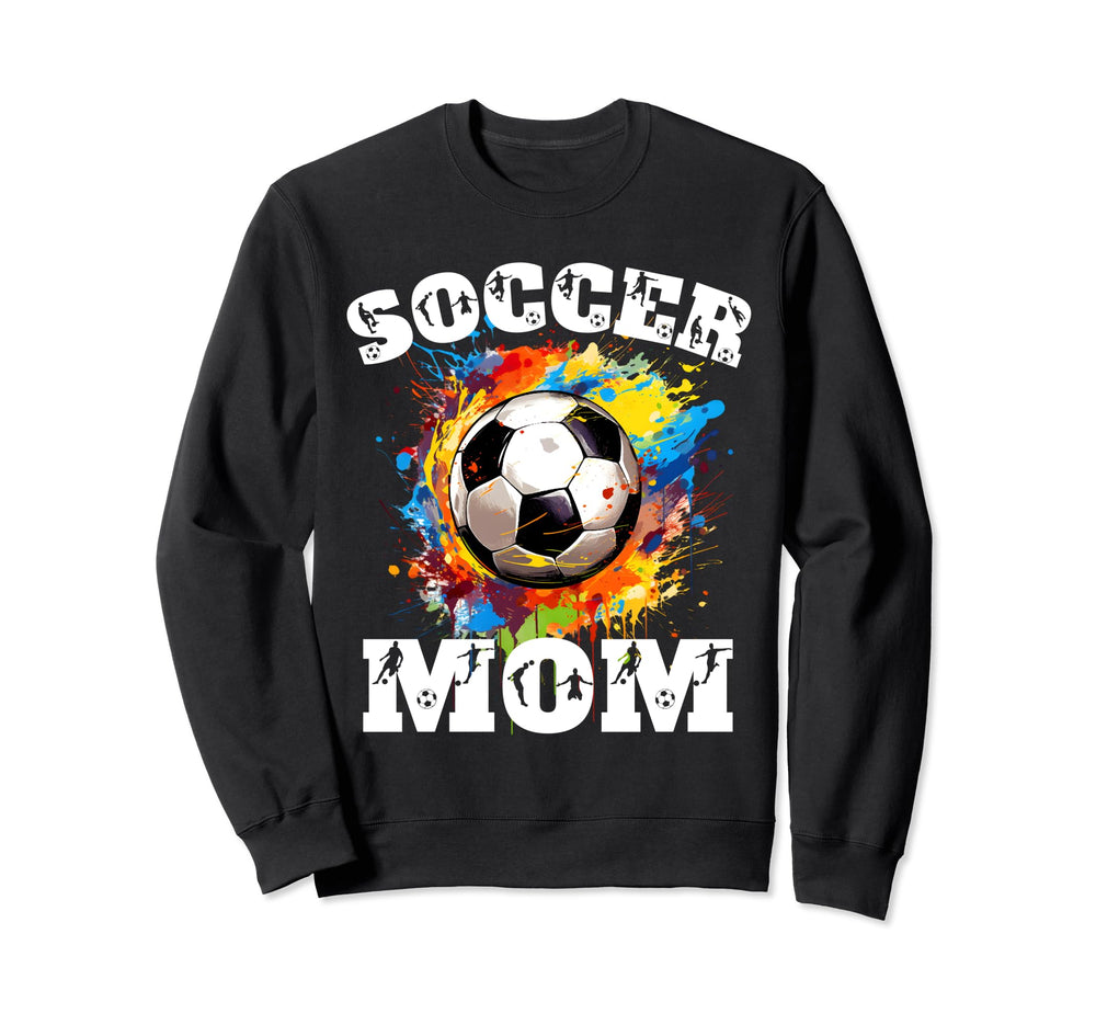 My Soccer Mom Era Painting Mom Sweatshirt - Fun Novelty Design for Adults