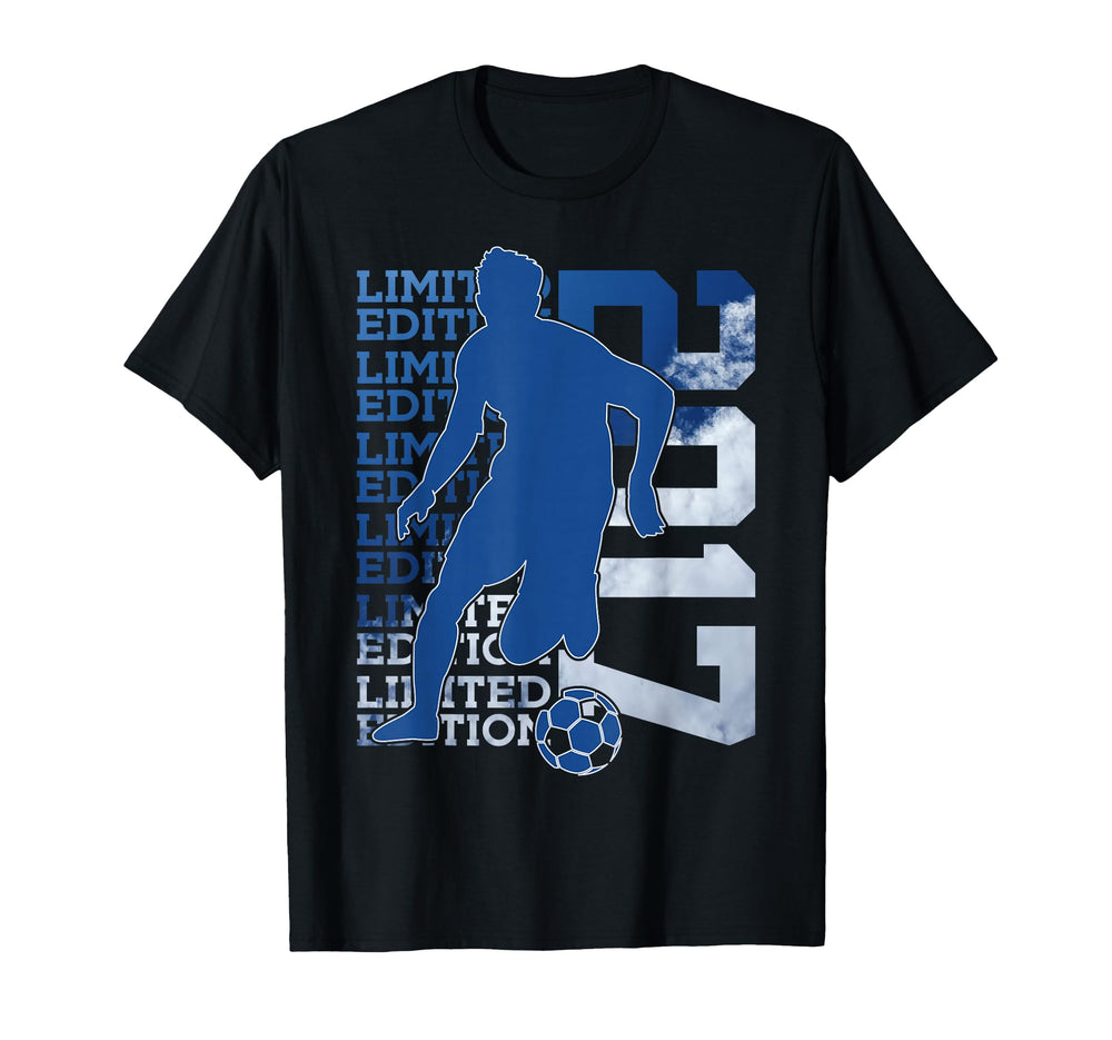 2017 9 Years Soccer 9Th Birthday T-Shirt - Streetwear Style for Adults