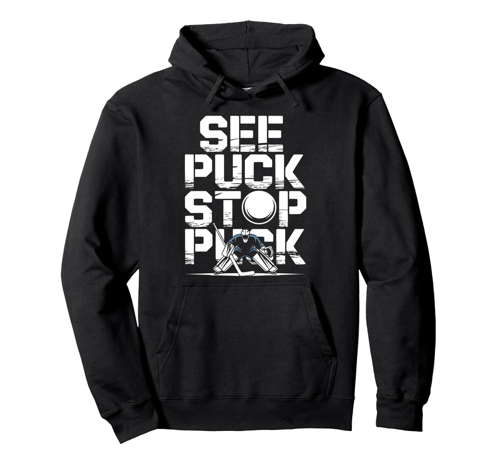 Netminder Ice Hockey Goalkeeper Goalie Hoodie - Trendy Graphic Men Women