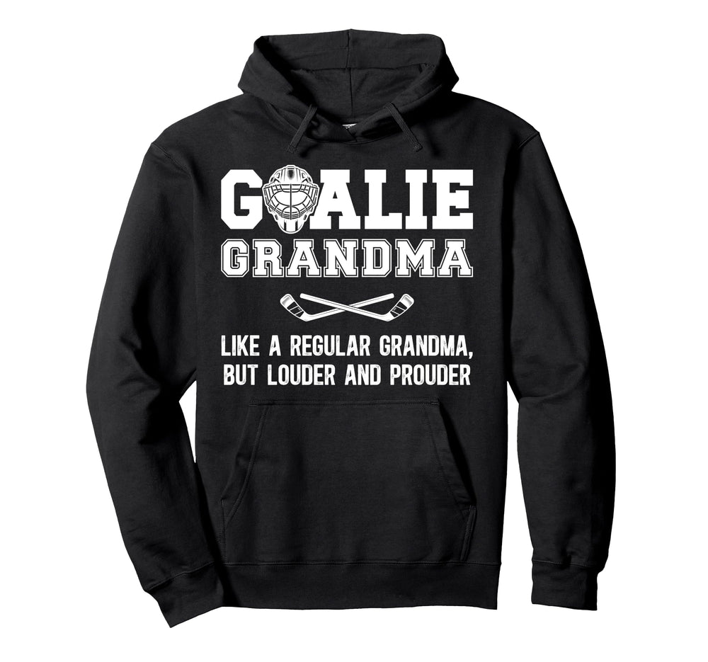 Hockey Goalie Grandma Definition Hockey Hoodie - Custom Art Print Unisex