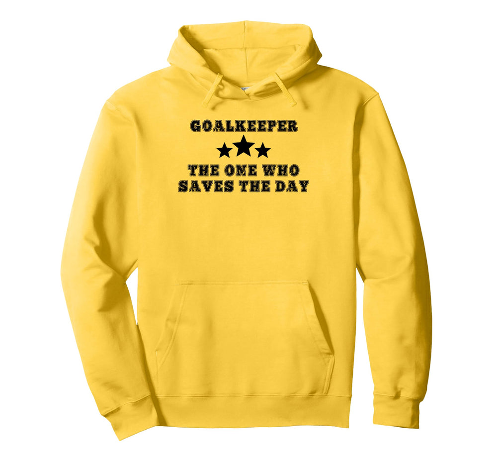 Funny Field Hockey Goalkeeper Hoodie - Minimalist Print Men Women