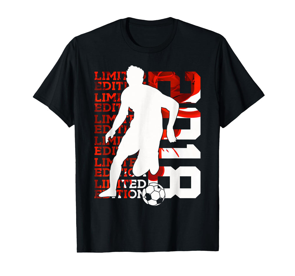 2018 8 Years Soccer 8Th Birthday T-Shirt - Graphic Print for Adults