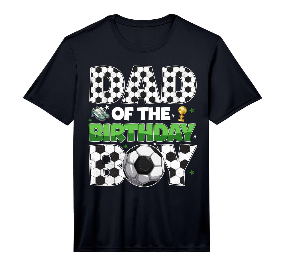 Mens Dad Birthday Soccer Party Family T-Shirt - Novelty Apparel Unisex