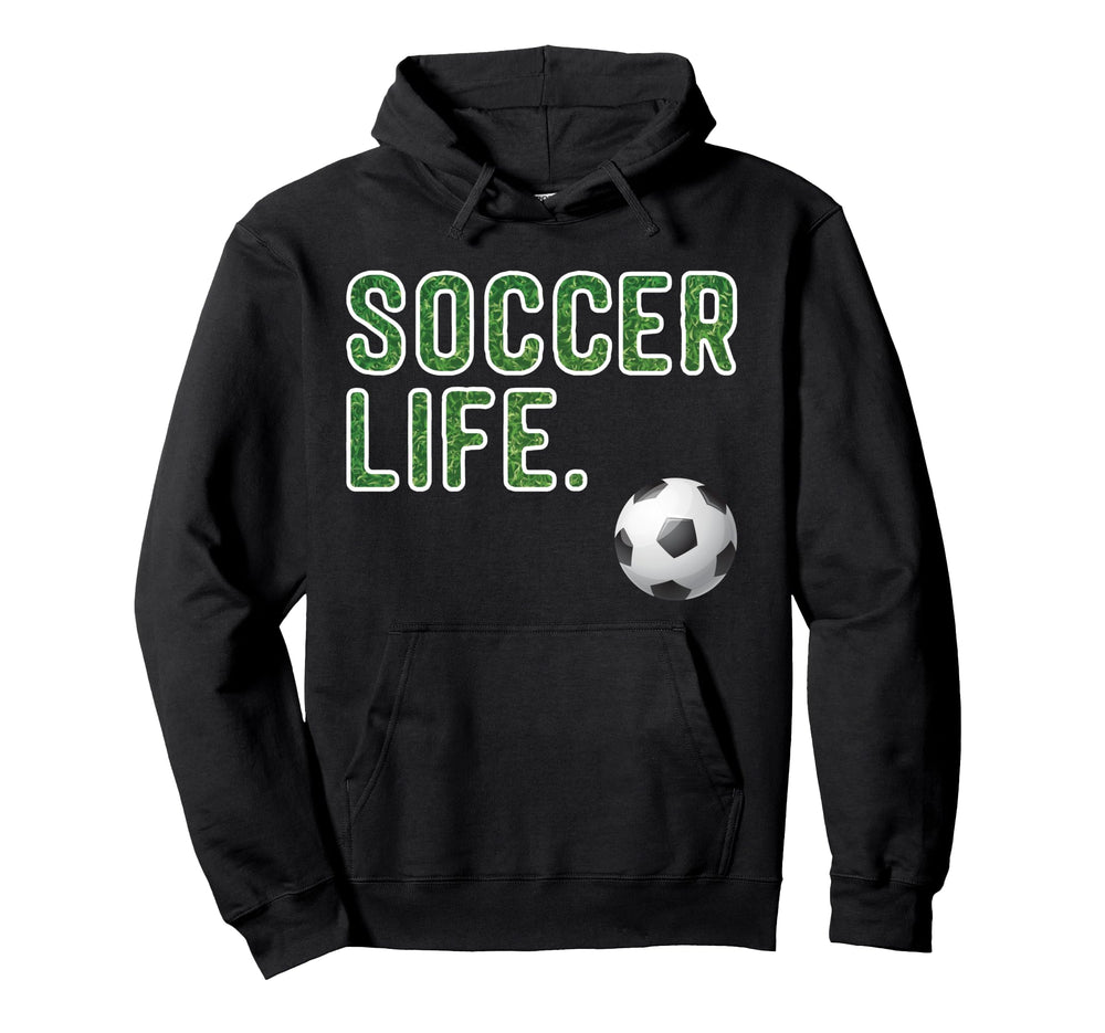 Soccer Life Goalie Player Athlete Hoodie - Fun Novelty Design Unisex