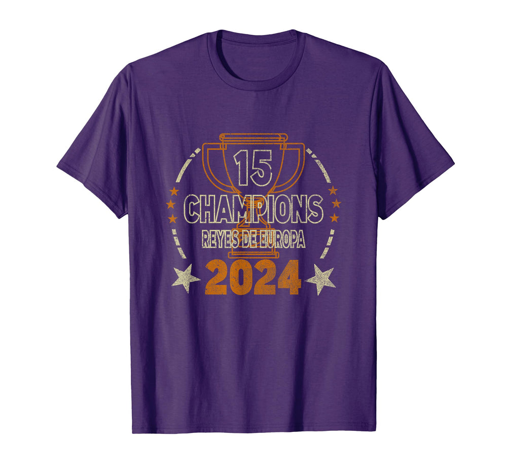 15 Champions Kings Europe From London To T-Shirt - Trendy Graphic Unisex