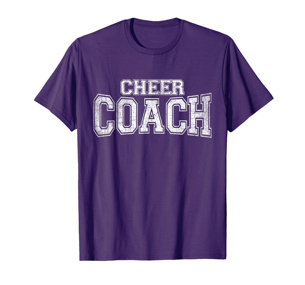 Cheer Coach Cheerleading Coaches Team T-Shirt - Novelty Apparel Unisex
