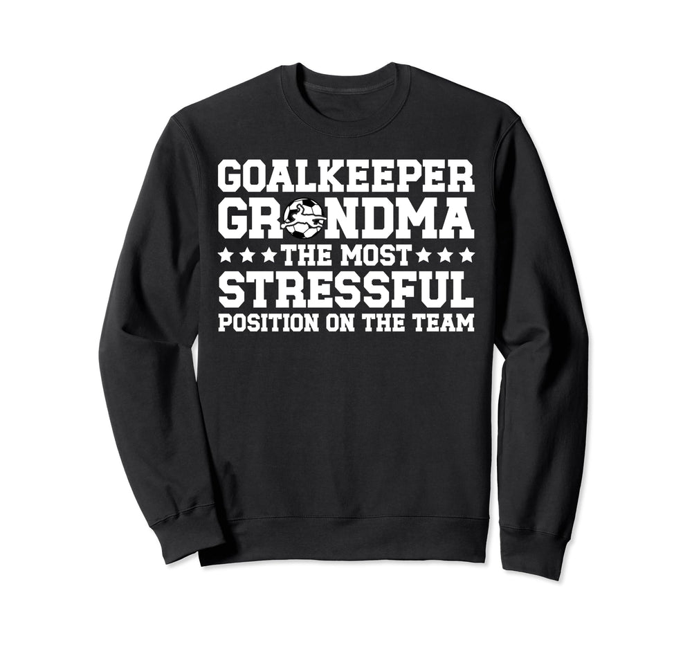 Funny Soccer Goalkeeper Sweatshirt - Casual Everyday Wear for Adults