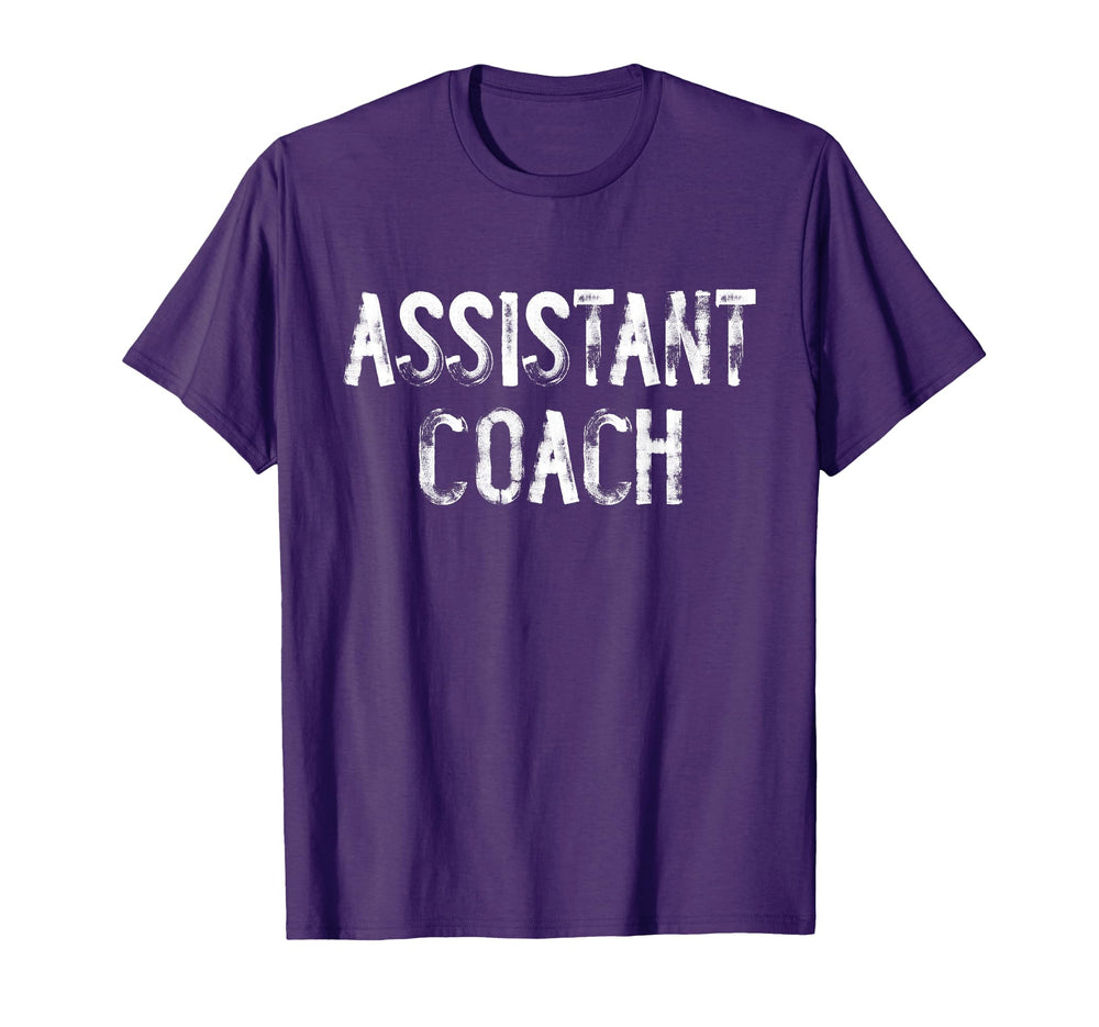 Assistant Coach Typography Hoodie - Aesthetic Graphic for Adults
