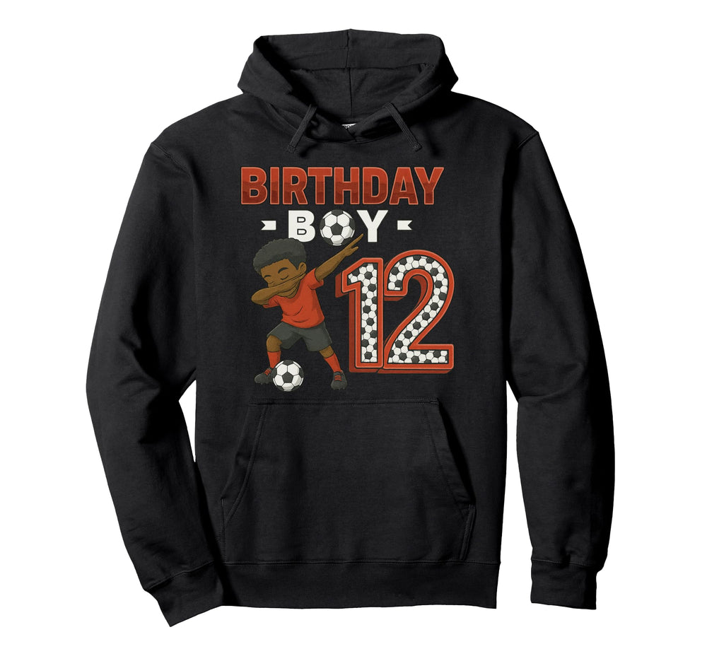 Dabbing 12 Year Old Soccer Player Hoodie - Streetwear Style Men Women