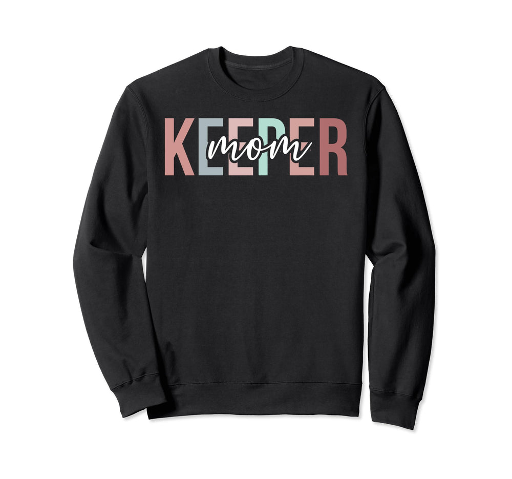 Boho Hockey Keeper Mom Ice Hockey Sweatshirt - Minimalist Print Men Women