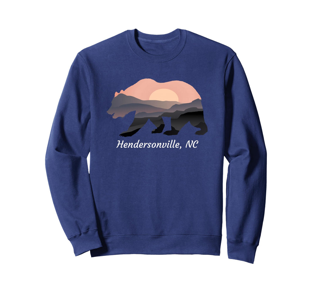 Hendersonville Nc North Carolina Sweatshirt - Trendy Graphic for Adults