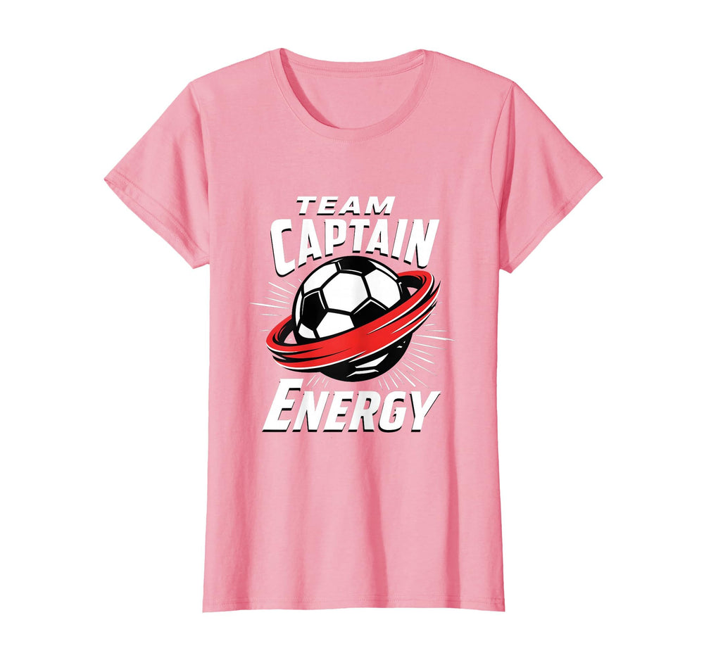 Team Captain Energy Soccer T-Shirt - Aesthetic Graphic Men Women