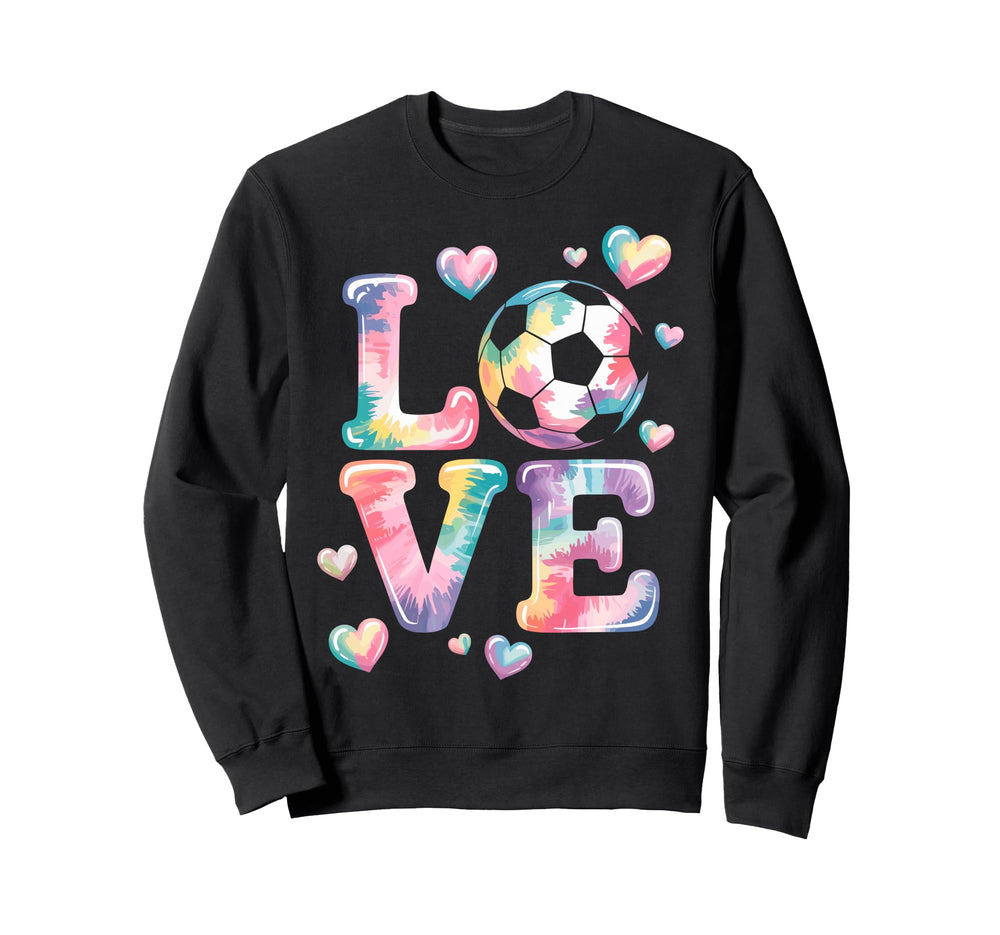 I Love Soccer Goalie Player Fan Sweatshirt - Casual Everyday Wear Unisex