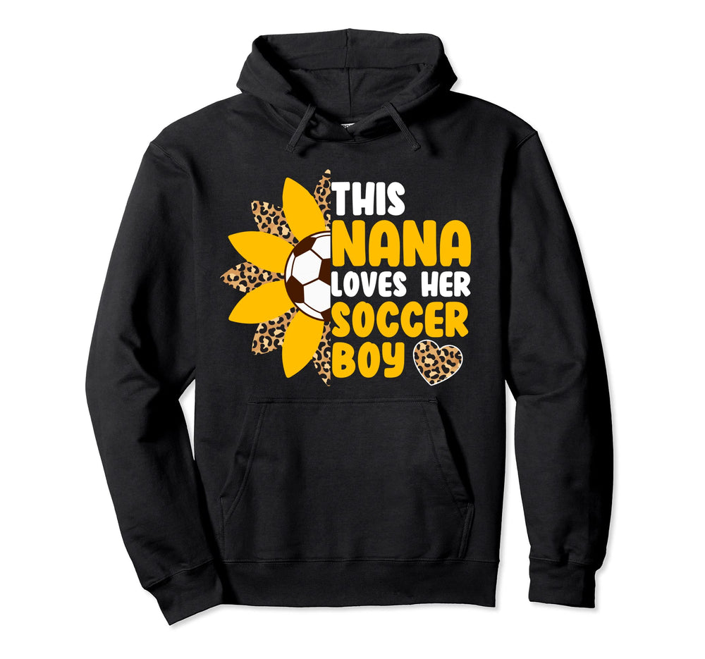 Nana Loves Soccer Sports Player Hoodie - Streetwear Style Men Women
