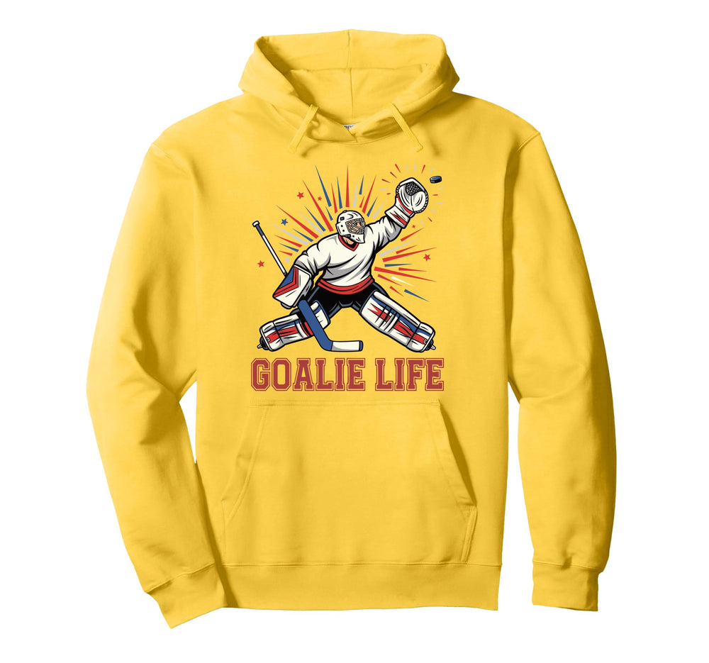 Goalie Life Ice Hockey Goalie Funny Hoodie - Aesthetic Graphic Men Women