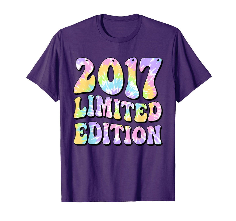 8Th Birthday 2017 Awesome Since 2017 T-Shirt - Aesthetic Graphic Men Women