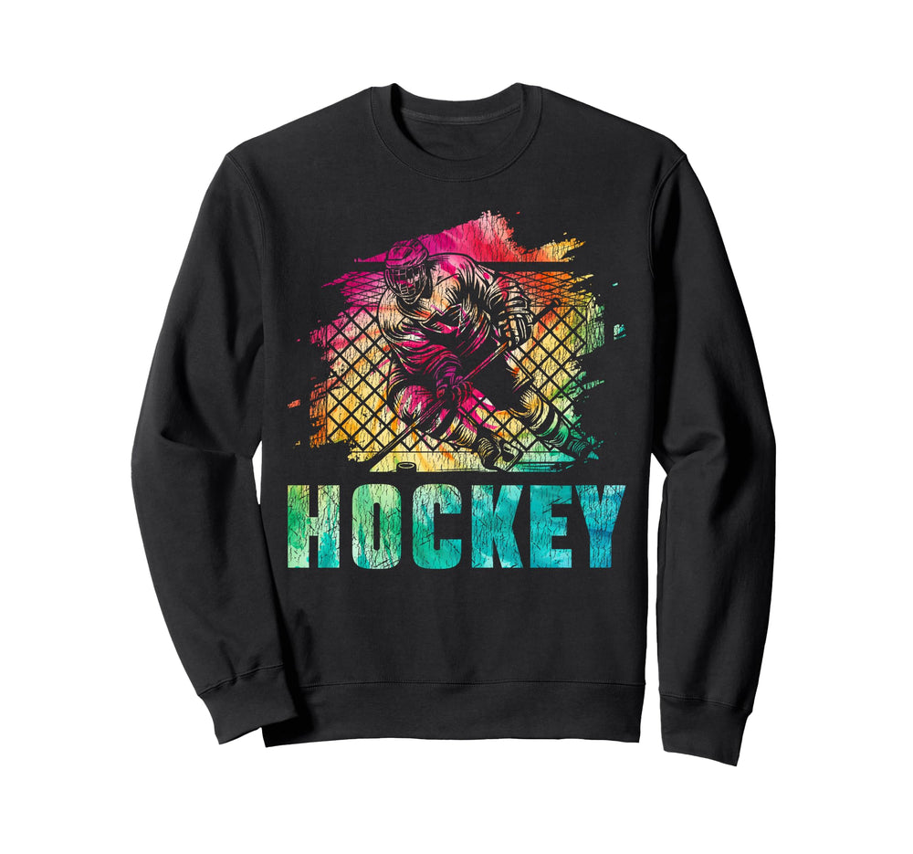Ice Hockey Goalie 80S 90S Goalkeeper Sweatshirt - Trendy Graphic Men Women