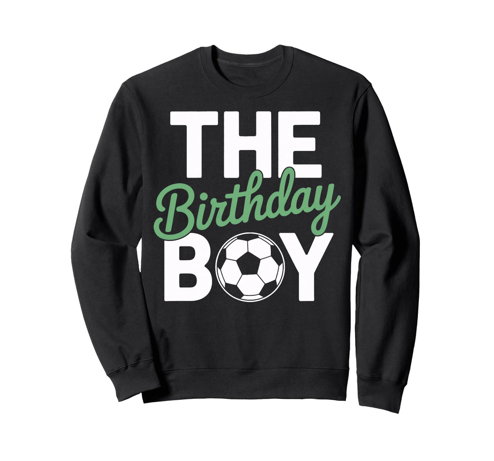 Birthday Soccer Enthusiast Sports Sweatshirt - Minimalist Print Men Women