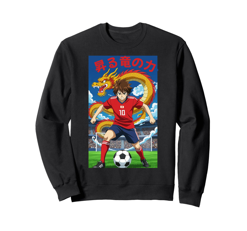 Anime Soccer Football Forward Sweatshirt - Aesthetic Graphic for Adults