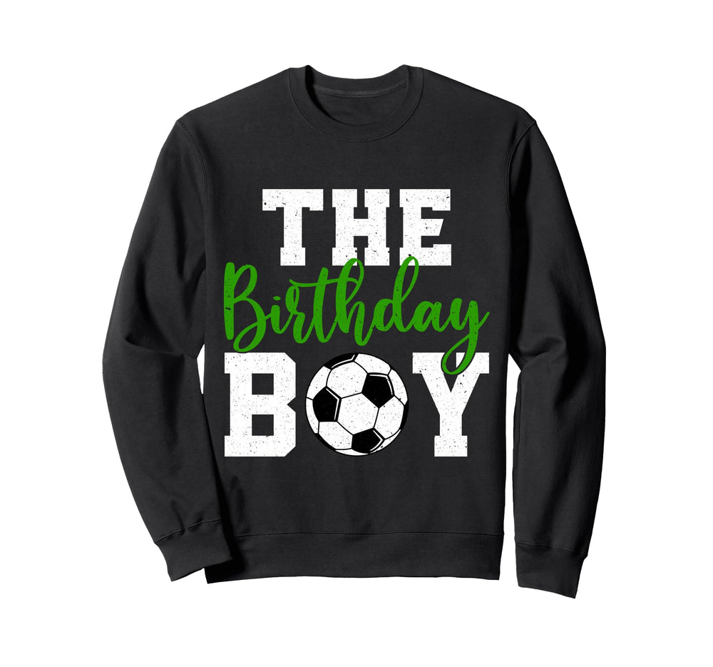 Birthday Matching Family Soccer Sweatshirt - Minimalist Print Men Women