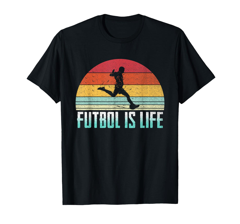 Futbol Is Life Soccer Player Costume T-Shirt - Aesthetic Graphic Unisex