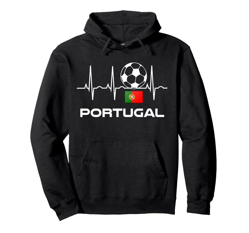 Portugal Soccer Portuguese Futebol Hoodie - Minimalist Print Men Women