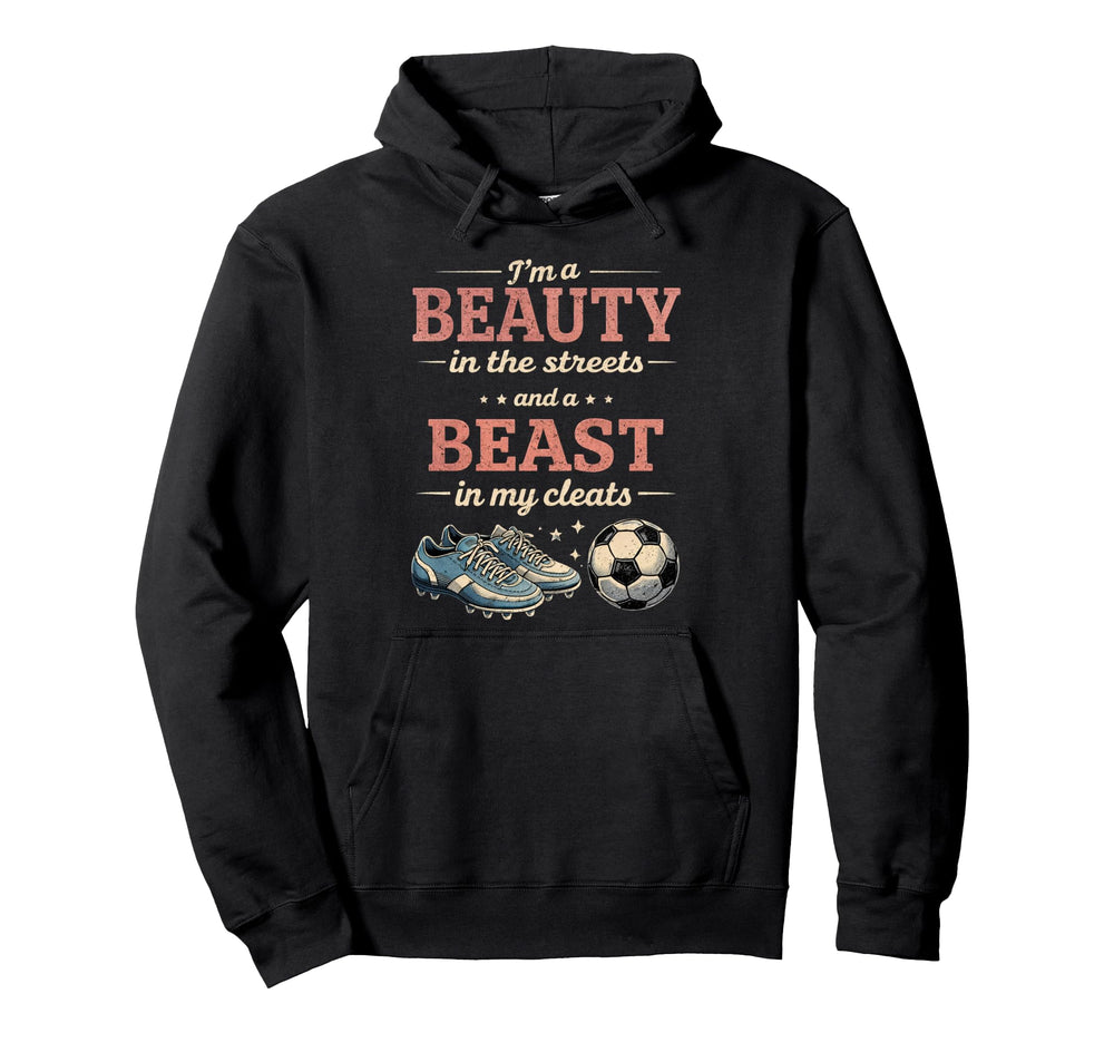 Soccer Beast My Cleats Soccer Player Hoodie - Minimalist Print Unisex