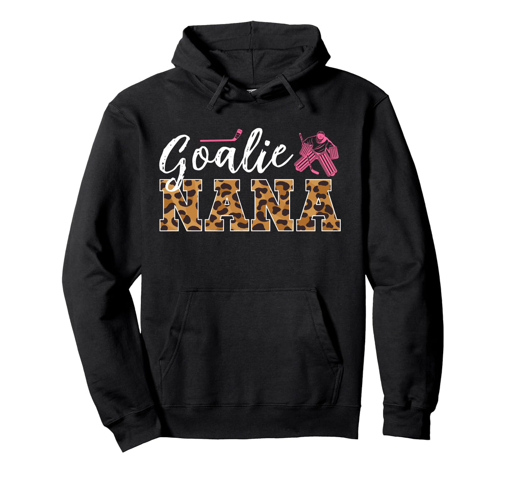 Ice Hockey Goalie Nana Hockey Keeper Nana Hoodie - Custom Art Print Unisex