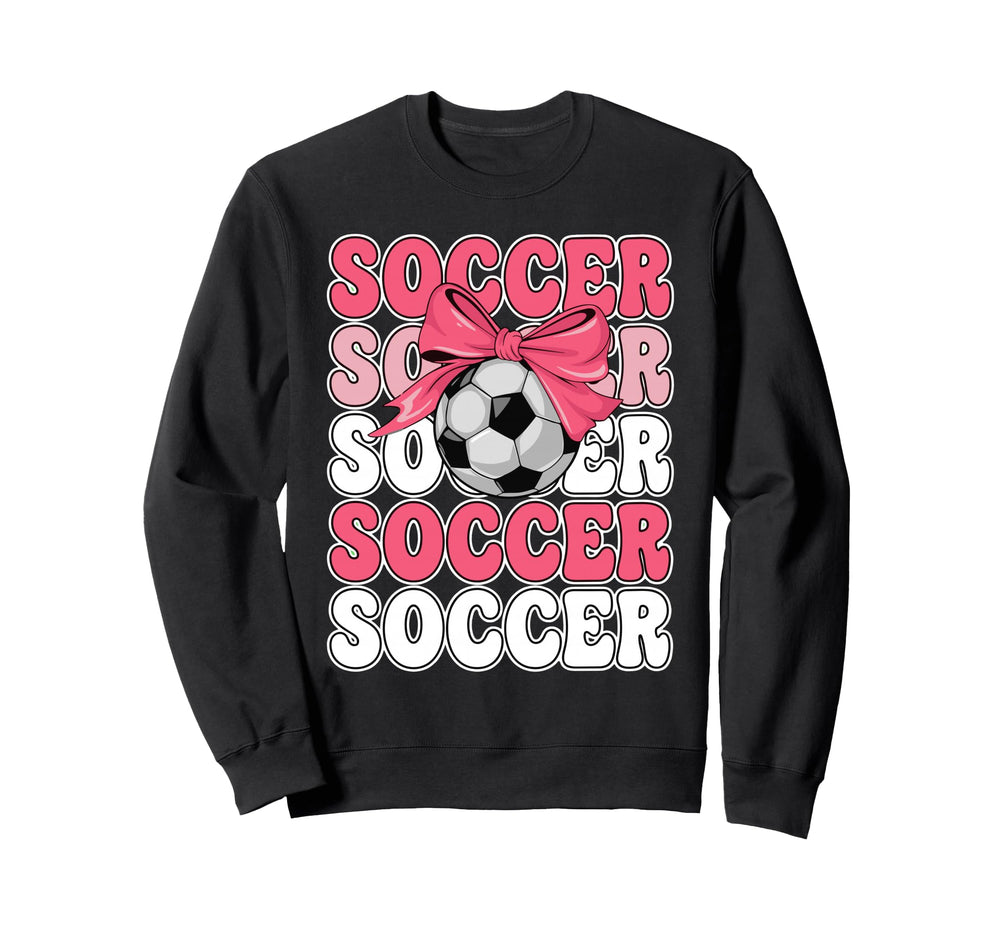 Womens Soccer Player Team Coach Sweatshirt - Graphic Print for Adults
