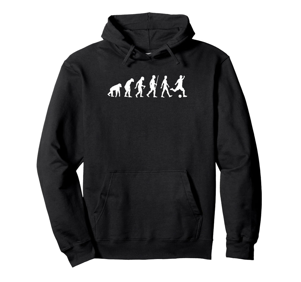 Soccer Evolution Players Funny Soccer Hoodie - Trendy Graphic Unisex