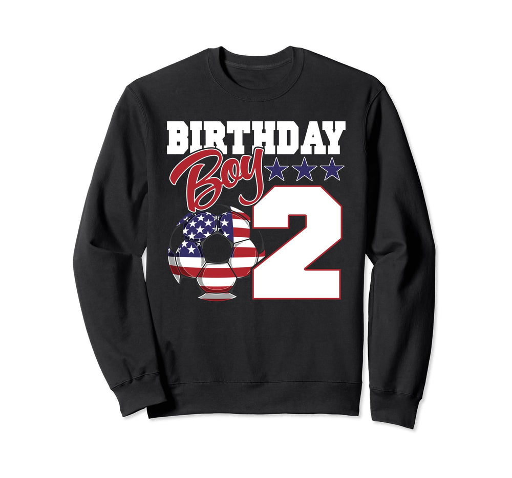 2Nd Birthday Party Patriotic Sweatshirt - Custom Art Print Men Women